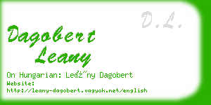 dagobert leany business card